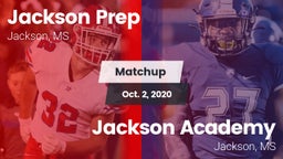 Matchup: Jackson Prep vs. Jackson Academy  2020