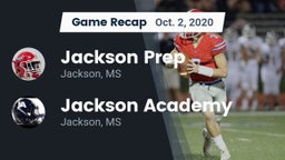 Recap: Jackson Prep  vs. Jackson Academy  2020