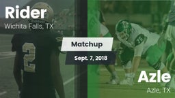 Matchup: Rider  vs. Azle  2018