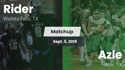 Matchup: Rider  vs. Azle  2019