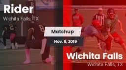 Matchup: Rider  vs. Wichita Falls  2019