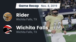 Recap: Rider  vs. Wichita Falls  2019