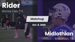 Matchup: Rider  vs. Midlothian  2020