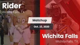 Matchup: Rider  vs. Wichita Falls  2020
