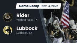 Recap: Rider  vs. Lubbock  2022