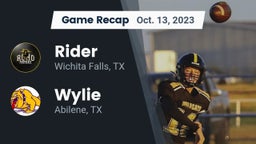 Recap: Rider  vs. Wylie  2023