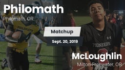 Matchup: Philomath vs. McLoughlin  2019