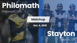 Matchup: Philomath vs. Stayton  2019