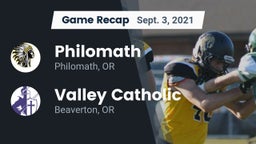 Recap: Philomath  vs. Valley Catholic  2021