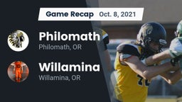 Recap: Philomath  vs. Willamina  2021