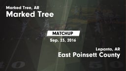 Matchup: Marked Tree vs. East Poinsett County  2016
