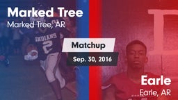Matchup: Marked Tree vs. Earle  2016
