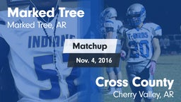 Matchup: Marked Tree vs. Cross County  2016