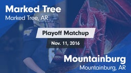 Matchup: Marked Tree vs. Mountainburg  2016