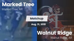 Matchup: Marked Tree vs. Walnut Ridge  2018