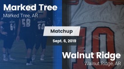 Matchup: Marked Tree vs. Walnut Ridge  2019