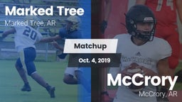 Matchup: Marked Tree vs. McCrory  2019