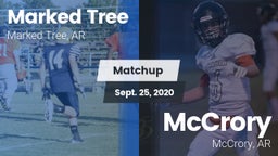 Matchup: Marked Tree vs. McCrory  2020