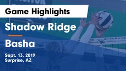 Shadow Ridge  vs Basha  Game Highlights - Sept. 13, 2019