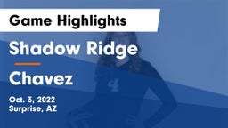 Shadow Ridge  vs Chavez  Game Highlights - Oct. 3, 2022