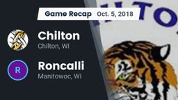 Recap: Chilton  vs. Roncalli  2018