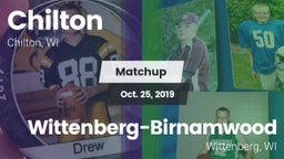 Matchup: Chilton vs. Wittenberg-Birnamwood  2019