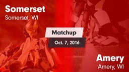 Matchup: Somerset vs. Amery  2016