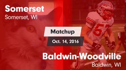 Matchup: Somerset vs. Baldwin-Woodville  2016