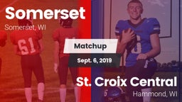 Matchup: Somerset vs. St. Croix Central  2019