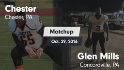 Matchup: Chester vs. Glen Mills  2016