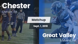 Matchup: Chester vs. Great Valley  2018