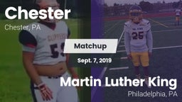 Matchup: Chester vs. Martin Luther King  2019