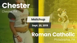 Matchup: Chester vs. Roman Catholic  2019