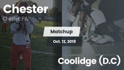 Matchup: Chester vs. Coolidge (D.C) 2019