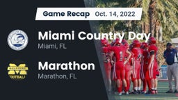 Recap: Miami Country Day  vs. Marathon  2022