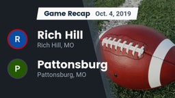 Recap: Rich Hill  vs. Pattonsburg  2019