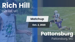 Matchup: Rich Hill vs. Pattonsburg  2020
