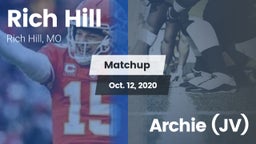 Matchup: Rich Hill vs. Archie (JV) 2020