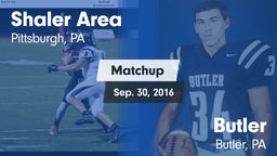 Matchup: Shaler Area vs. Butler  2016