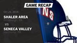 Recap: Shaler Area  vs. Seneca Valley  2016