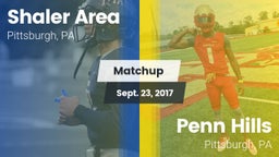 Matchup: Shaler Area vs. Penn Hills  2017
