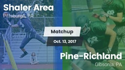 Matchup: Shaler Area vs. Pine-Richland  2017