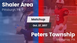 Matchup: Shaler Area vs. Peters Township  2017