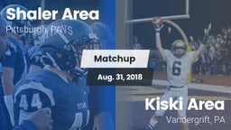 Matchup: Shaler Area vs. Kiski Area  2018