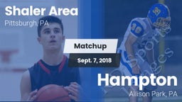 Matchup: Shaler Area vs. Hampton  2018