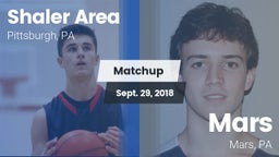 Matchup: Shaler Area vs. Mars  2018