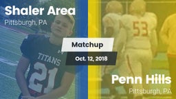 Matchup: Shaler Area vs. Penn Hills  2018