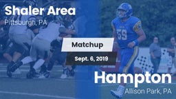 Matchup: Shaler Area vs. Hampton  2019