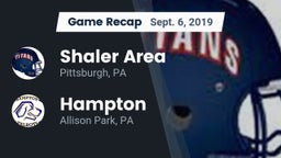 Recap: Shaler Area  vs. Hampton  2019