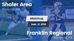 Matchup: Shaler Area vs. Franklin Regional  2019